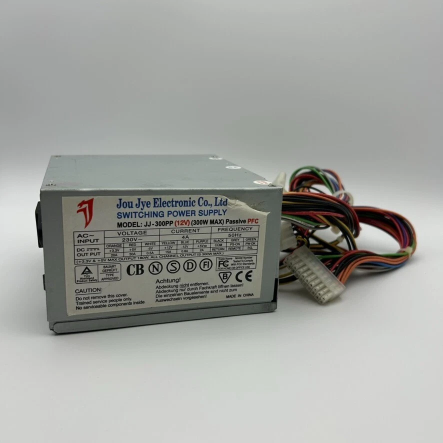 Jou Jye JJ-300PP 300W ATX PC Power Supply