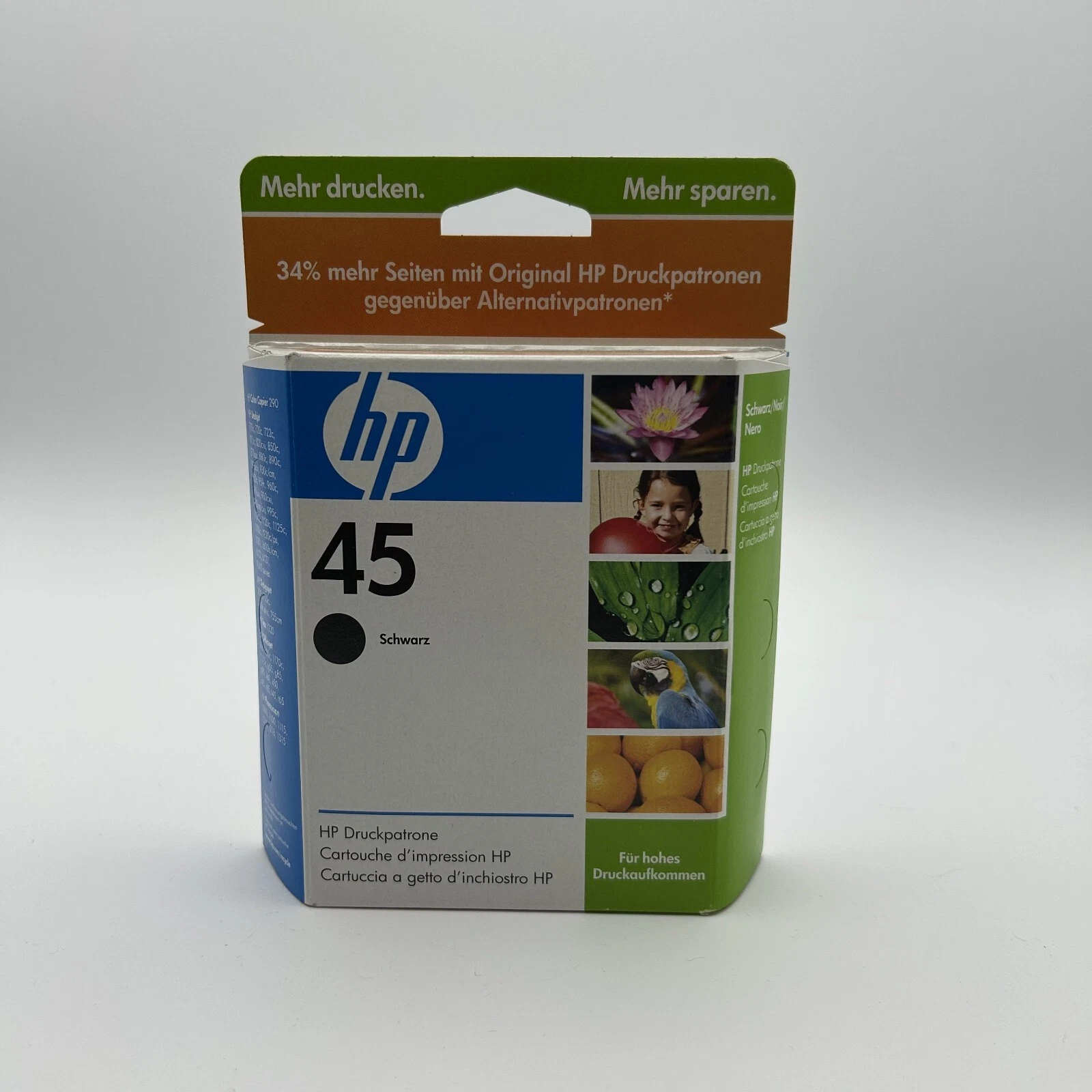 HP 45 51645AE ABD Black